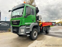 MAN TGS 18.500 4x4 KRAN 15m FUNK AHK single bereift
