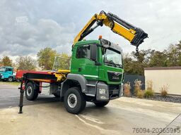 MAN TGS 18.500 4x4 KRAN 15m FUNK AHK single bereift