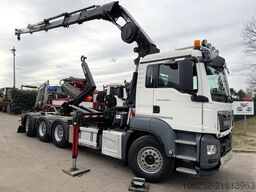 MAN TGS 35.400 8x4 HOOKLIFT + CRANE HIAB 244 EP-4 H...