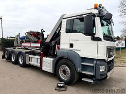 MAN TGS 35.400 8x4 HOOKLIFT + CRANE HIAB 244 EP-4 H...