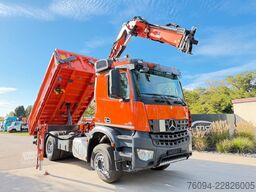 MERCEDES-BENZ Arocs 2642 6x4 Meiller Kipper KRAN FUNK