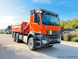 MERCEDES-BENZ Arocs 2642 6x4 Meiller Kipper KRAN FUNK