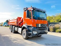 MERCEDES-BENZ Arocs 2642 6x4 Meiller Kipper KRAN FUNK