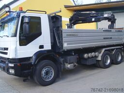 Iveco TRAKKER 380T45 / 6x4/TÜV/Euro 5/HIAB 166 ES-4/MEILLER
