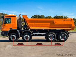 MERCEDES-BENZ Actros 4144 * KIPPER 8x8 * Top Zustand!