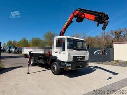 MAN 8.220 Pritsche Kran 17m Seilwinde FUNK AHK