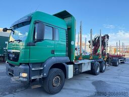 MAN TGS 26.440 6x4 Kurzholzzug Palfinger SägeGreifer