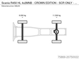 Scania R450 HL 4x2MNB - CROWN EDITION - SCR ONLY - RET...
