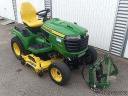 John Deere X758 Kleintraktor Allrad Mähwerk Diesel FZW