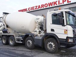 SCANIA P410 XT 8x4 / 80 tho. km!!! / SCHWING