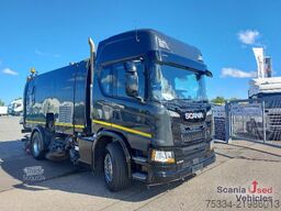 Spazzatrice stradale Scania G 500 B4x2NB BROCK Kehrmaschine Hydrostat OMSI HT6