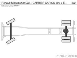 Renault Midlum 220 DXI + CARRIER XARIOS 600  + EURO 5 +...