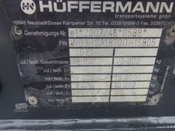 HÜFFERMANN 18.70 HSA Abrollanhänger 1.Hd. 20t Gesamtgewich