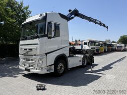 Gru montata su autocarro Volvo FH500 6X2 Kran HMF 2620 bis 18.5 Meter