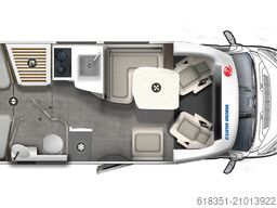 EURA MOBIL PROFILA T 720 EB Maxi 4,25 t, Umbau Sitzgruppe