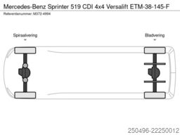 Mercedes-Benz Sprinter 519 CDI 4x4 Versalift ETM-38-145-F