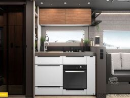 NIESMANN+BISCHOFF Arto 84, Gas-/Festtank,Sat,Autark,Eifelgrau,AHK