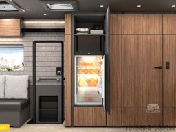 NIESMANN+BISCHOFF Arto 84, Gas-/Festtank,Sat,Autark,Eifelgrau,AHK