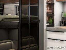 NIESMANN+BISCHOFF Arto 84, Gas-/Festtank,Sat,Autark,Eifelgrau,AHK