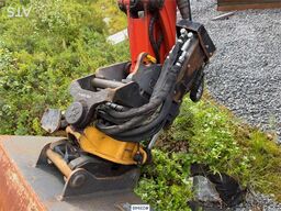 Kubota U35-3 mini excavator with 3 buckets, rototilt, and