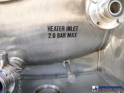 M1 Engineering Food tank container inox 20 ft / 25 m3 / 1 comp
