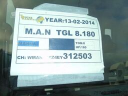 MAN TGL 8.180 + winch + MANUAL + EURO 5 + system wo...