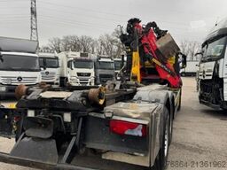 MAN TGS 26.500 6X2, PALFINGER-ABROLLKIPPER MIT KRAN,  LENK-LIFTACHSE, EURO 6