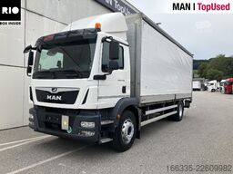 Valníkový nákladní automobil s plachtou MAN TGM 18.290 4X2 LL