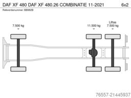 DAF XF 480 DAF XF 480.26 COMBINATIE  11-2021