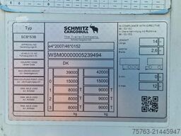 Schmitz Cargobull SCB*S3B - Frigo Schmitz - Hooks/Rohrbahnen/Vlee...