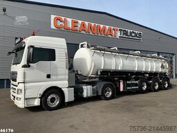 Man TGX 18.400 trekker  + Burg oplegger met Bekker ...