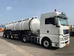 Man TGX 18.400 trekker  + Burg oplegger met Bekker ...