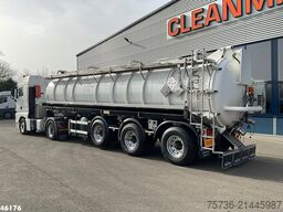 Man TGX 18.400 trekker  + Burg oplegger met Bekker ...