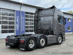 SCANIA R530 6x2 SZM mit Pavelli Tieflader Auflieger
