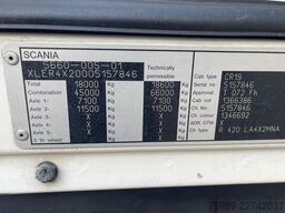 Scania R420 !! chassis is kapot!   RETARDER, MANUAL, 2...
