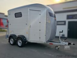 BÖCKMANN Portax SKA Silber 2-Pferdeanhänger