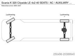 Scania K 320 Citywide LE 4x2 40 SEATS / AC / AUXILIARY...