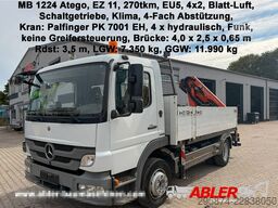 MERCEDES-BENZ 1224 Atego 4x2 Blatt-Luft Kran