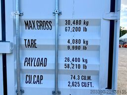  40 Fuß Container High Cube / Seitentür & Fenster