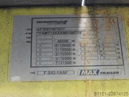 Max Trailer F-S43-1AAF | Hydraulic bed | Moveable hydraulic...
