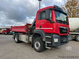 MAN TG-S 18.360 4x4 BL 2-Achs Allradkipper Kran Funk