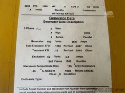 Caterpillar XQ2000 - 2.250 kVA Generator - DPX-12671