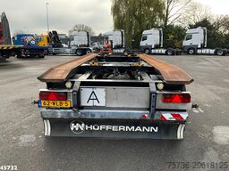 Huffermann 2-assige container aanhangwagen