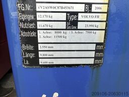 VOLVO FH 6x2R 480 Pritsche+Plane+LBW *Klima*Euro 5