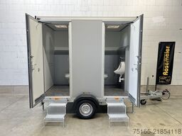 Rosemeier VE 1 Damen, 1 Herren, U SILVER Toilettenanhänger
