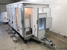 Rosemeier EW TA-NO Duschwagen mit 4 Duschen Bad- und Duschanhänger