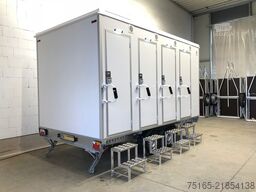 Rosemeier EW TA-NO Duschwagen mit 4 Duschen Bad- und Duschanhänger