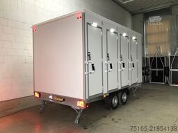 Rosemeier EW TA-NO Duschwagen mit 4 Duschen Bad- und Duschanhänger
