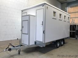 Rosemeier EW TA-NO Duschwagen mit 4 Duschen Bad- und Duschanhänger