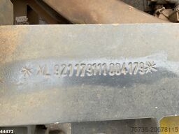 GS MEPPEL 3-assige container aanhangwagen